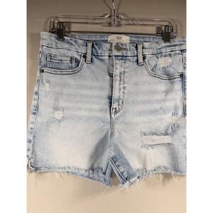 BKE Light Wash Distressed Denim Shorts - Women's